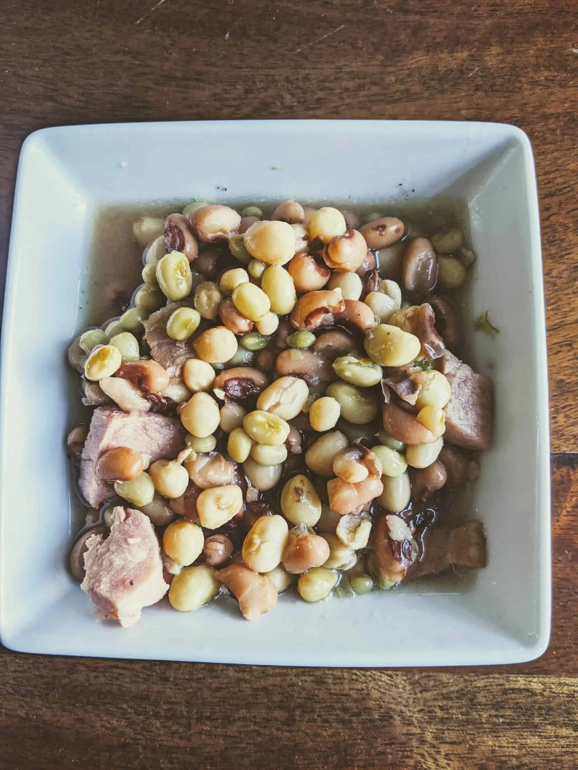 Southern White Acre Peas w/ Ham