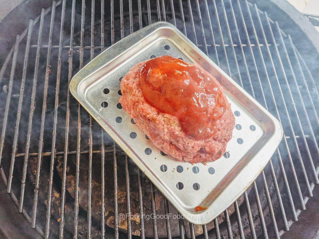 Smoked Meatloaf with Gouda and Bourbon