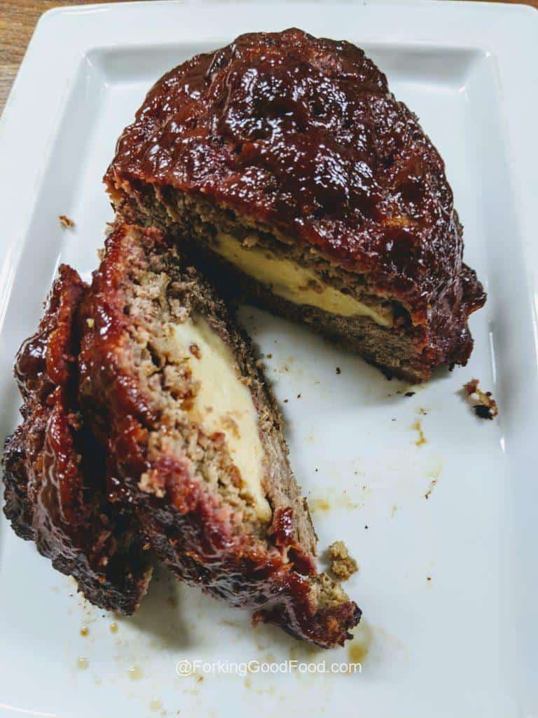 Smoked Meatloaf with Gouda and Bourbon