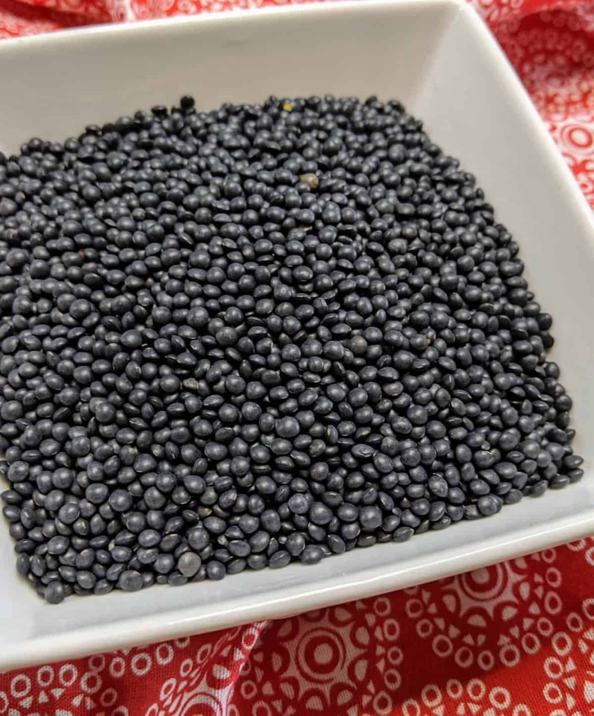 black lentils