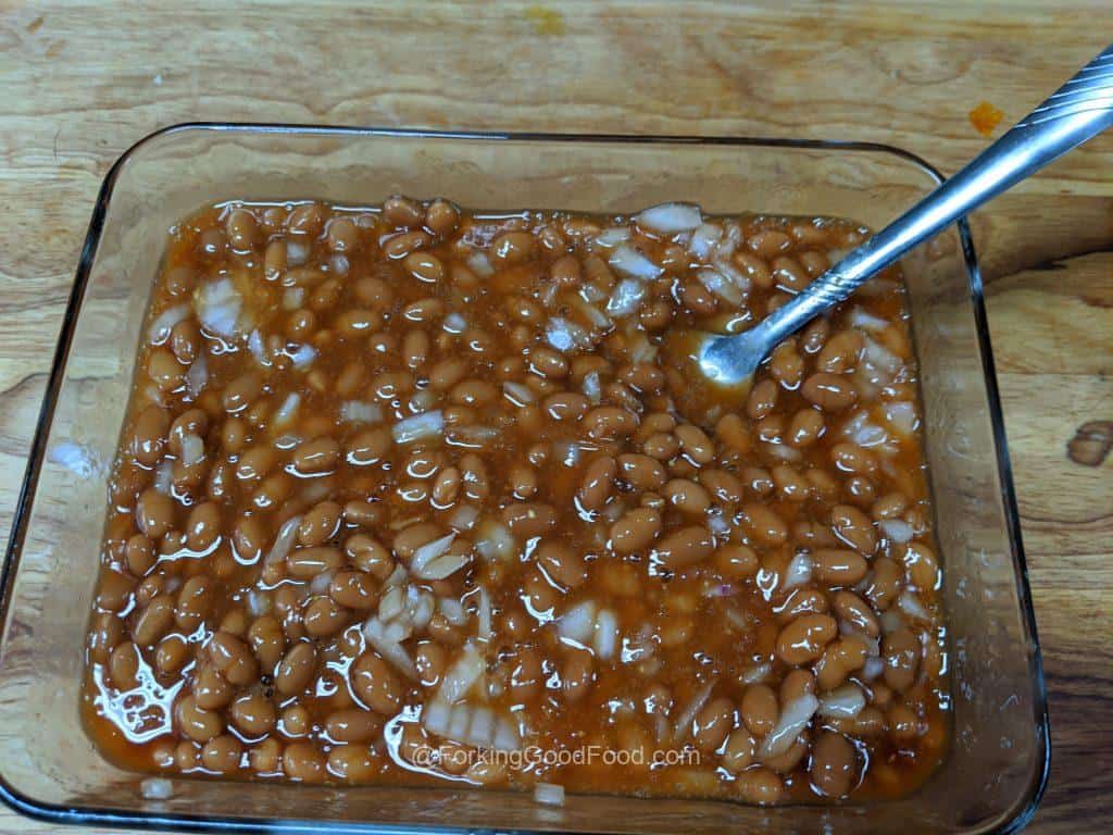 Smoked Baked Beans with Bacon