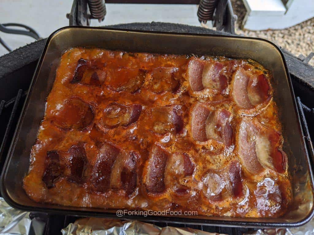 Smoked Baked Beans with Bacon