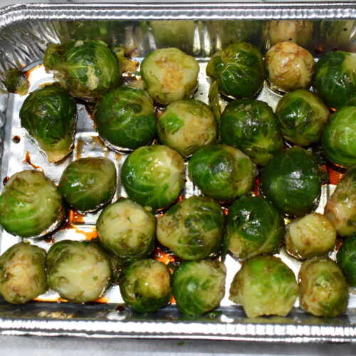 smoked brussel sprouts