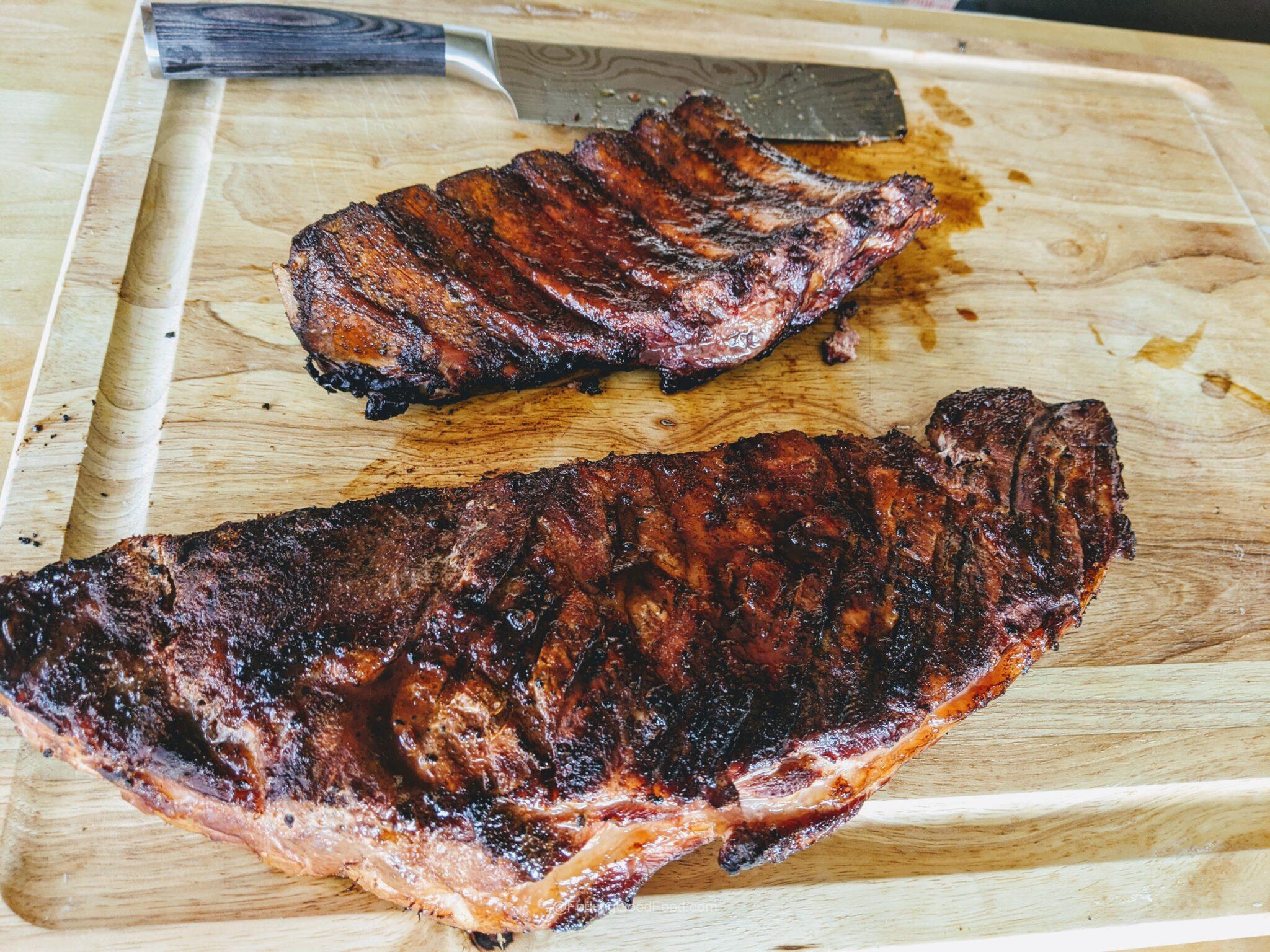 Kamado Joe Smoked Pork Ribs Forking Good Food