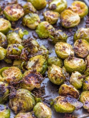 smoked brussel sprouts