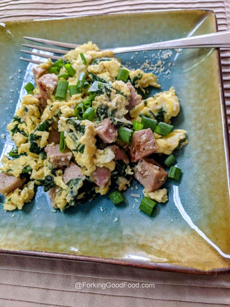 Easy Eggs Rockefellar