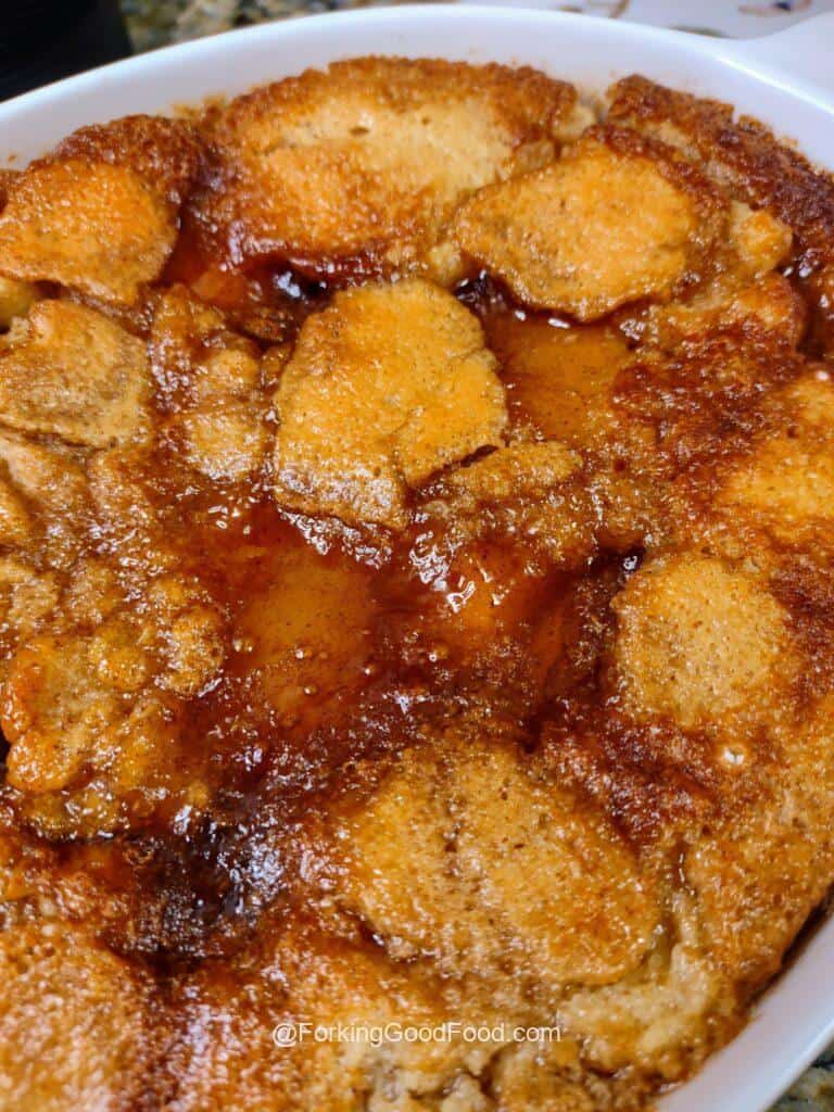 Peach Cobbler with Canned Peaches