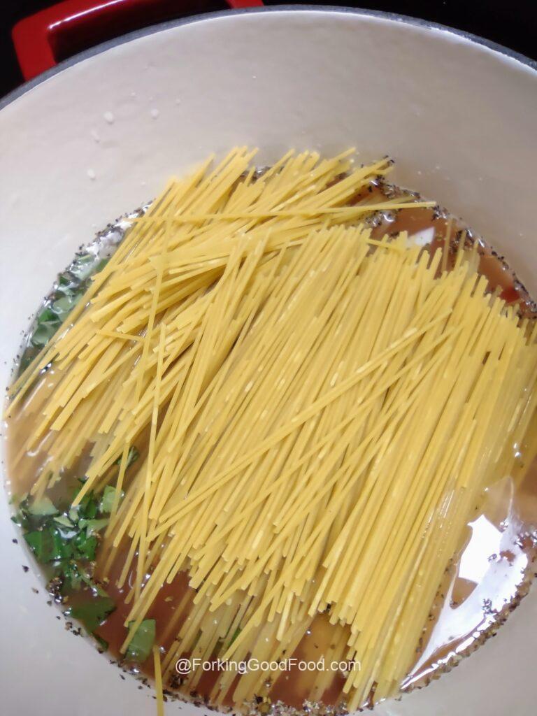 Bruschetta One Pot Pasta