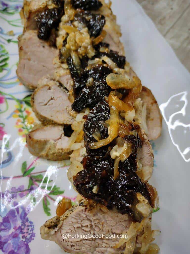 Roasted Pork Tenderloin with Prunes