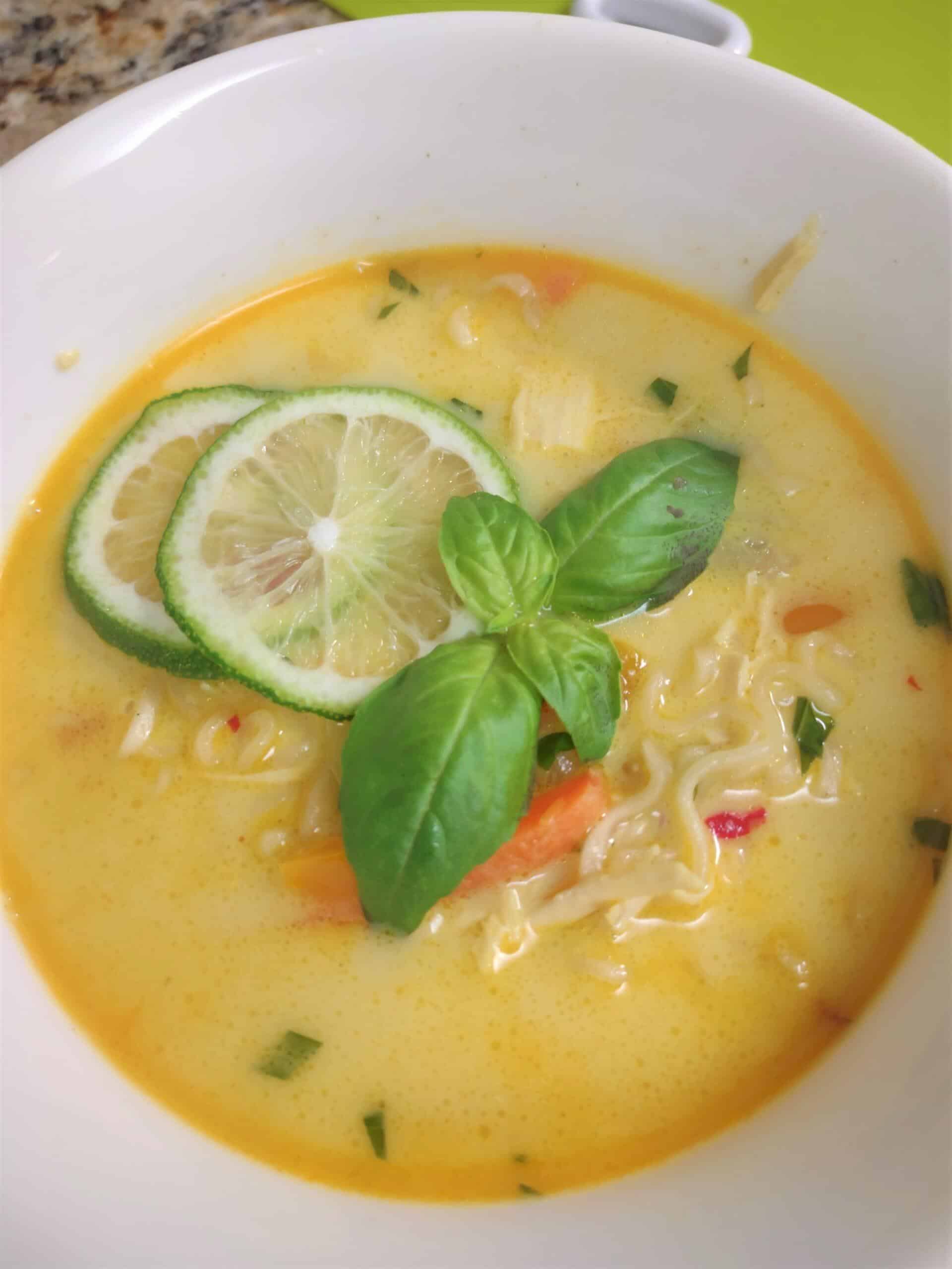 Easy Tom Kha Gai Thai Coconut Soup