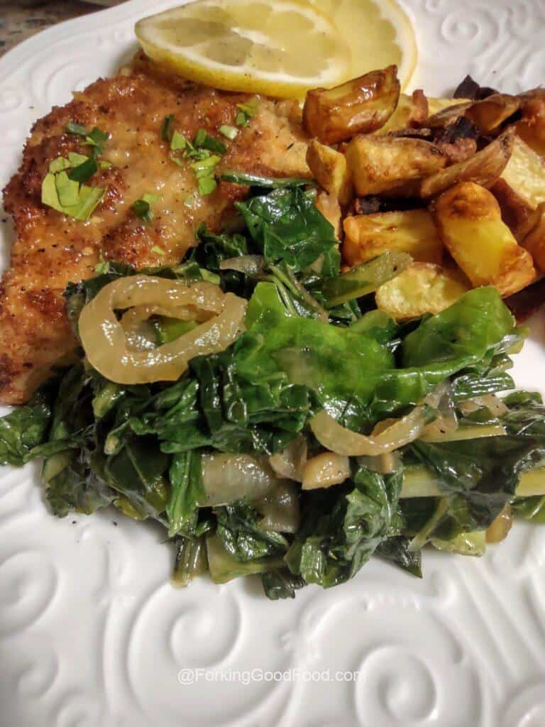 Turnip Greens with Caramelized Vidalia Onions