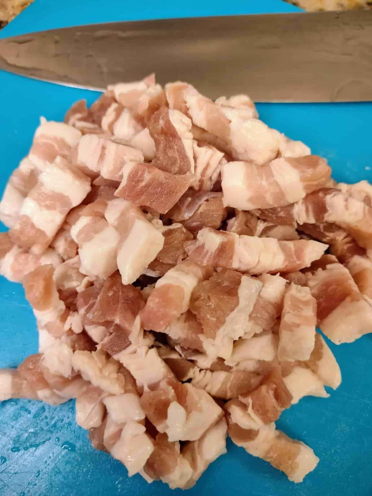 Pork Belly Carbonara Pasta Forking Good Food