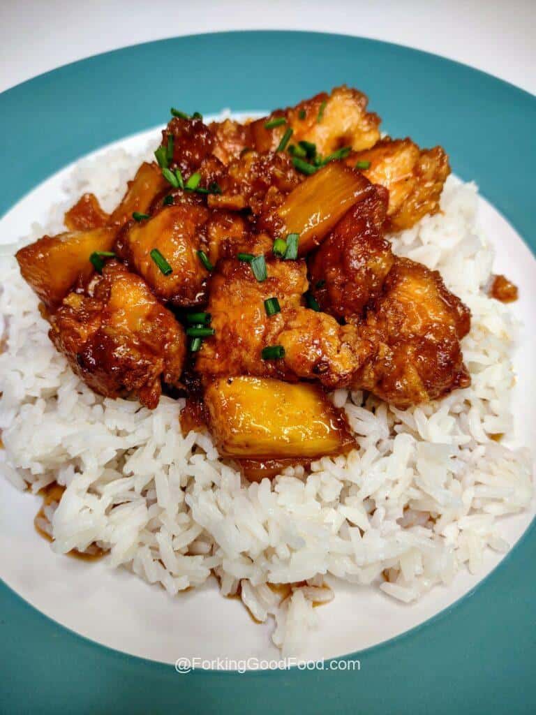 Chicken,Rice,Pineapple,Spicy