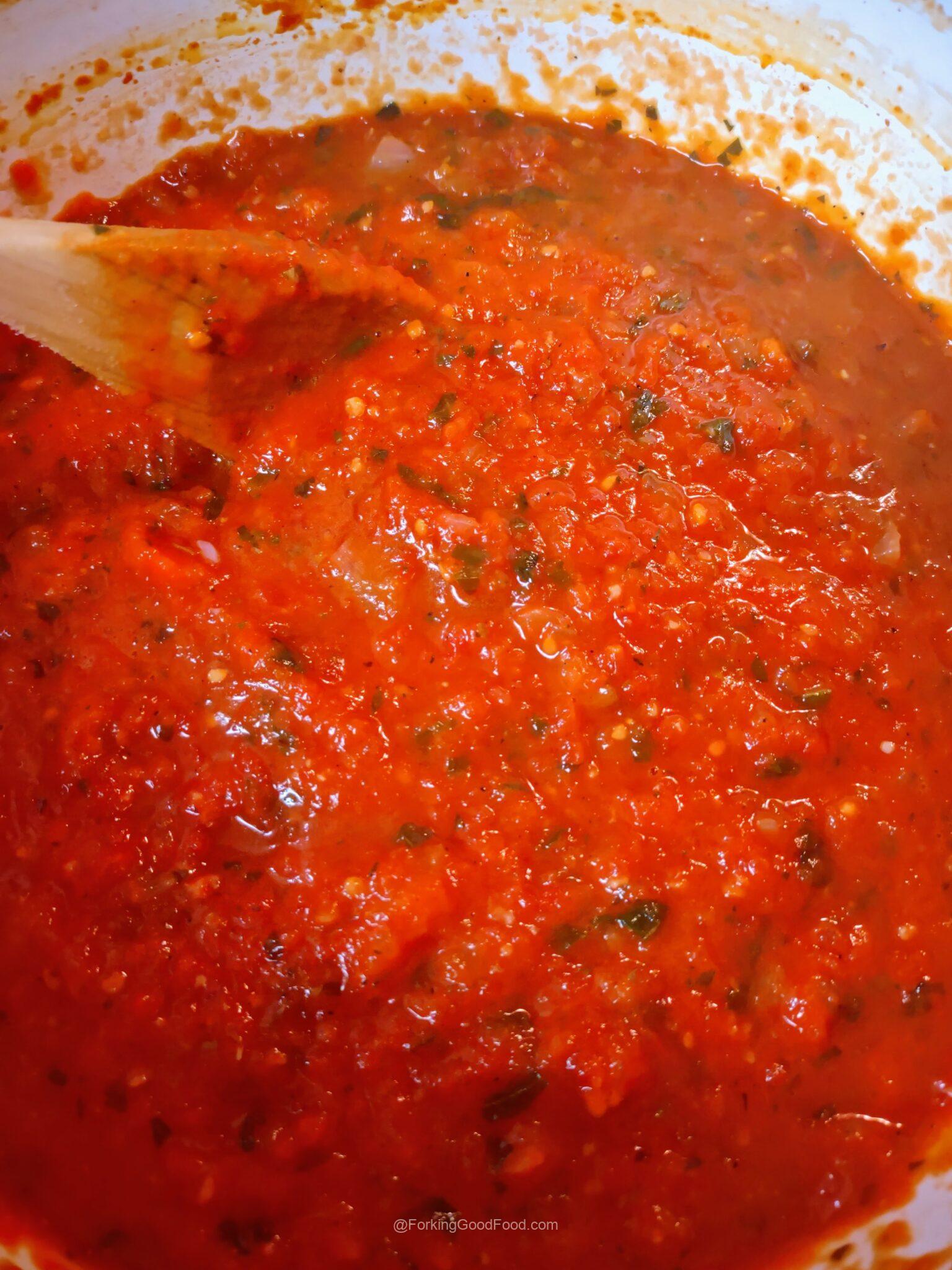 My "Go to" Easy Spaghetti Sauce Recipe Forking Good Food
