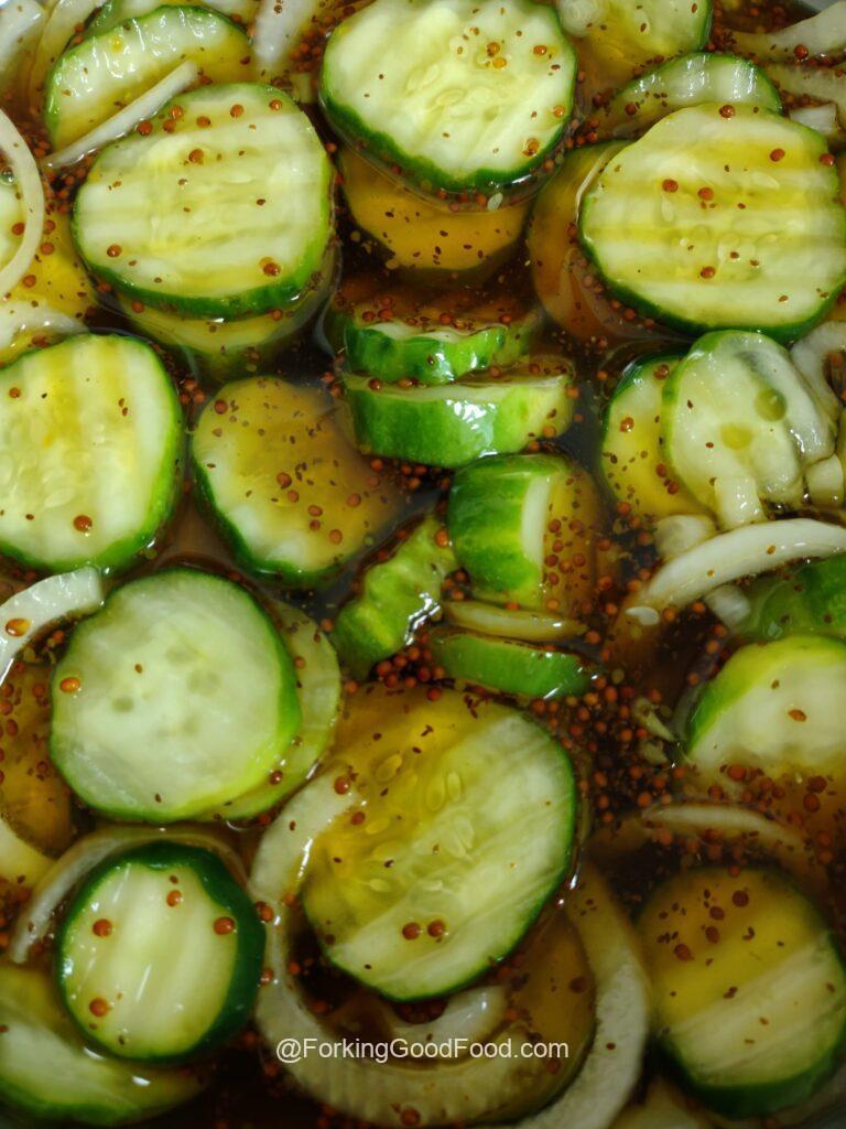 refrigerator bread and butter pickles