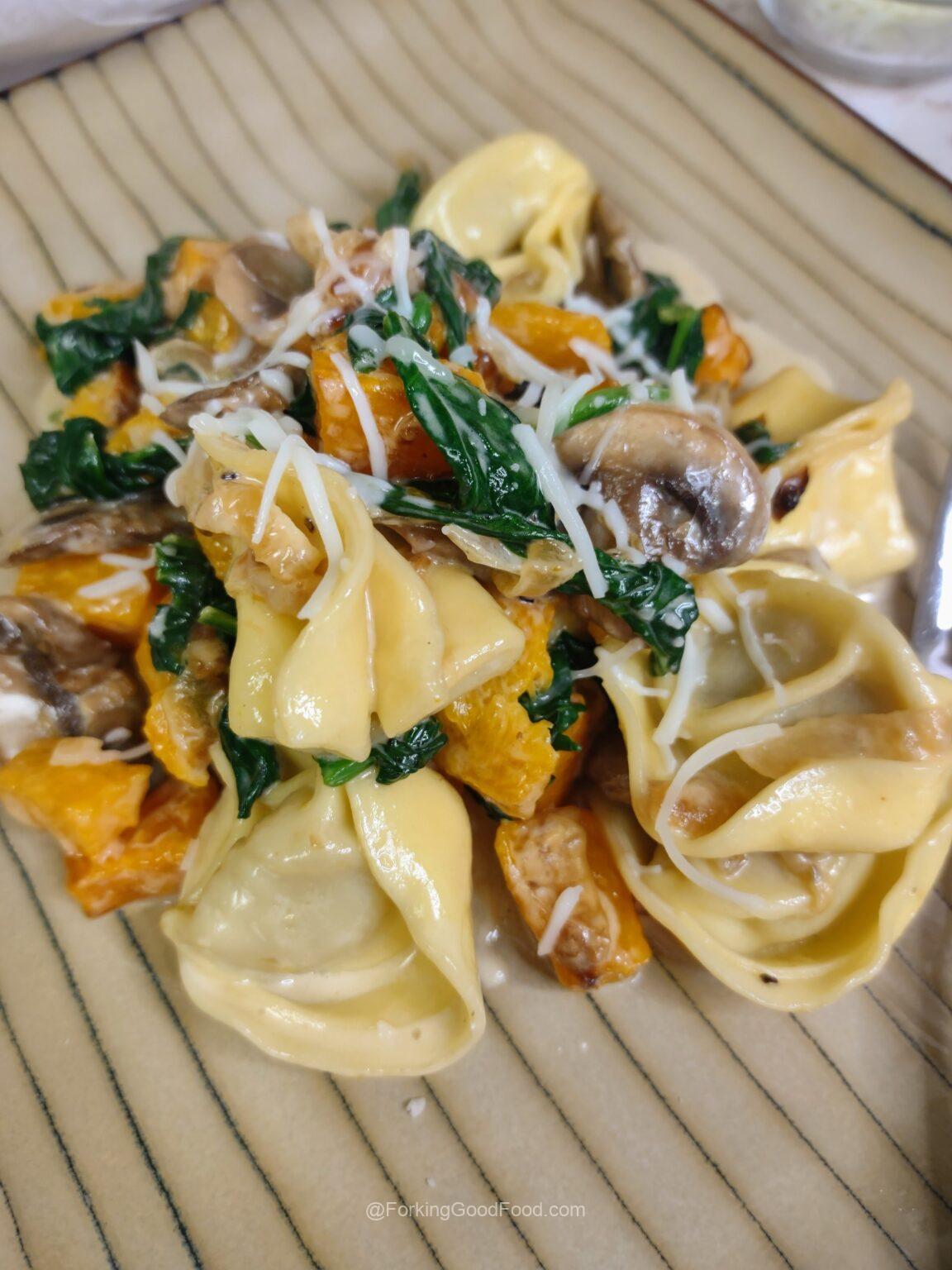 Creamy Tortellini with Vegetables Forking Good Food