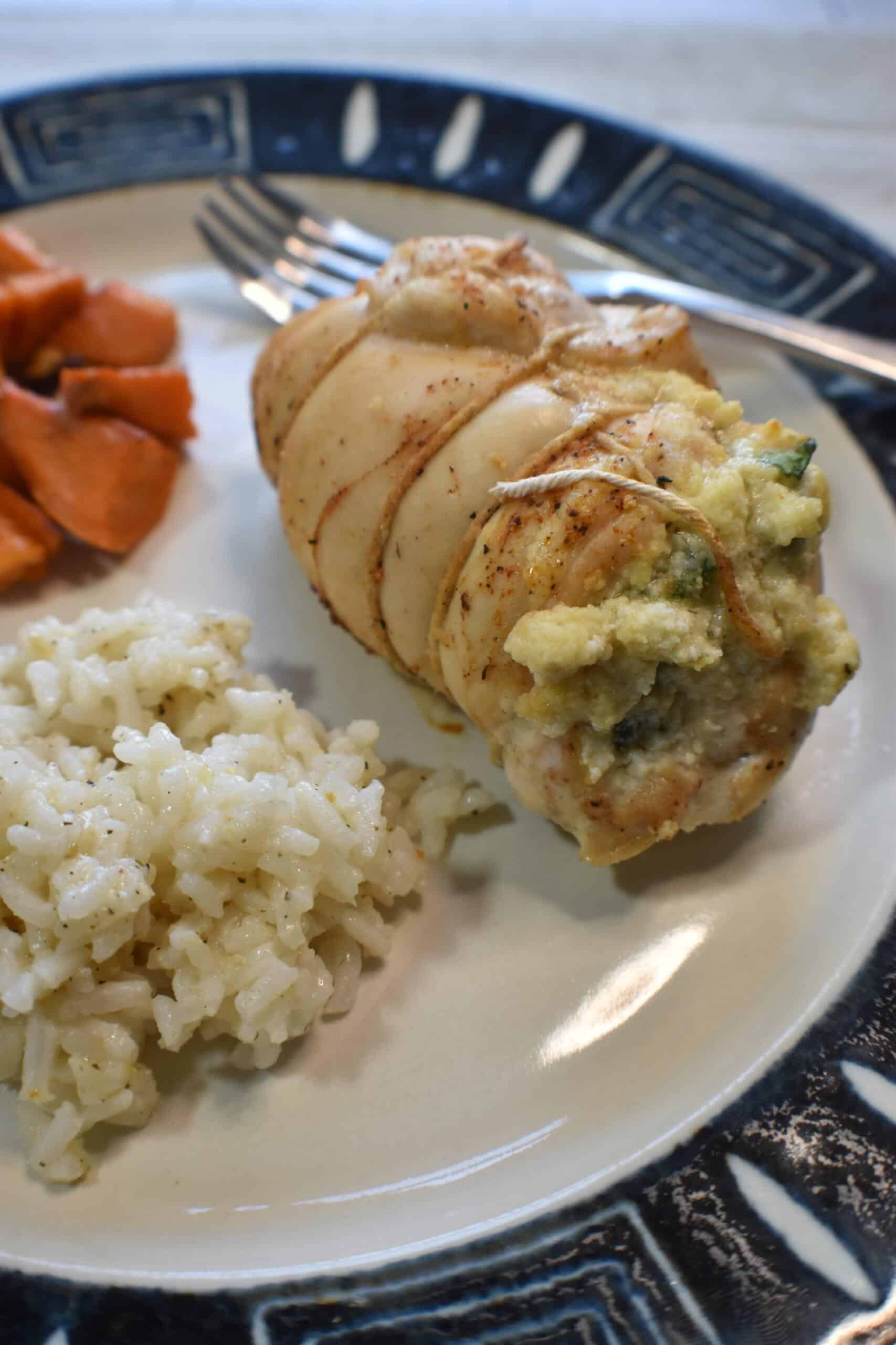 Chicken Breast Stuffed with Spinach and Cheese