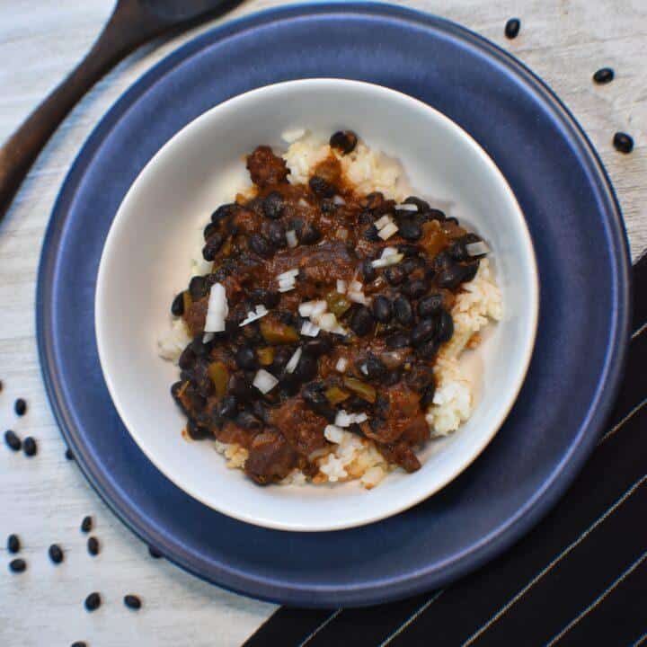 Black Beans & Rice w/ Andouille Sausage Forking Good Food