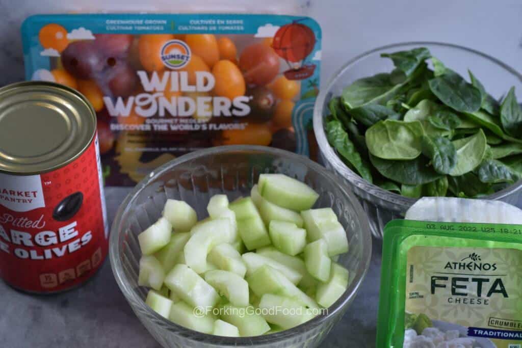 greek pasta salad ingredients