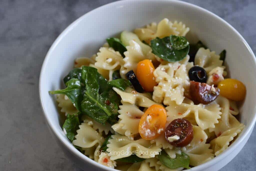 greek pasta salad complete