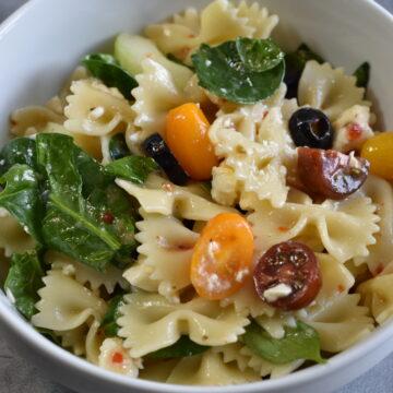 greek pasta salad tall 2