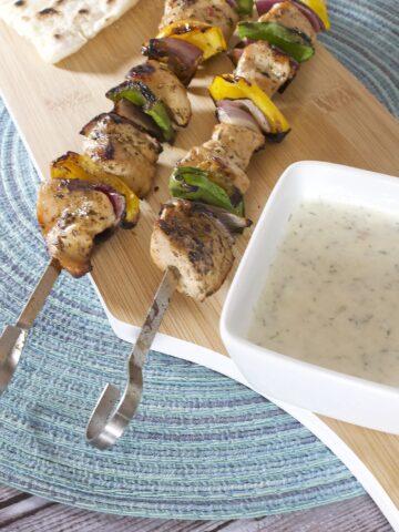 grilled chicken kabobs
