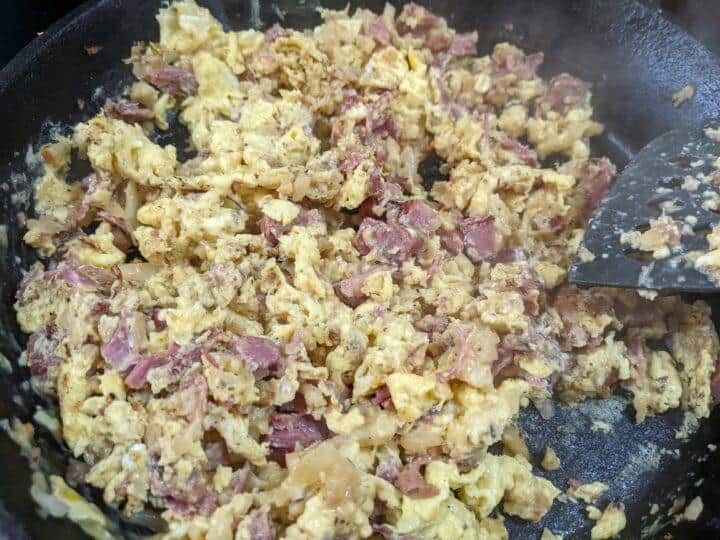 Corned Beef Hash Breakfast Wrap Forking Good Food