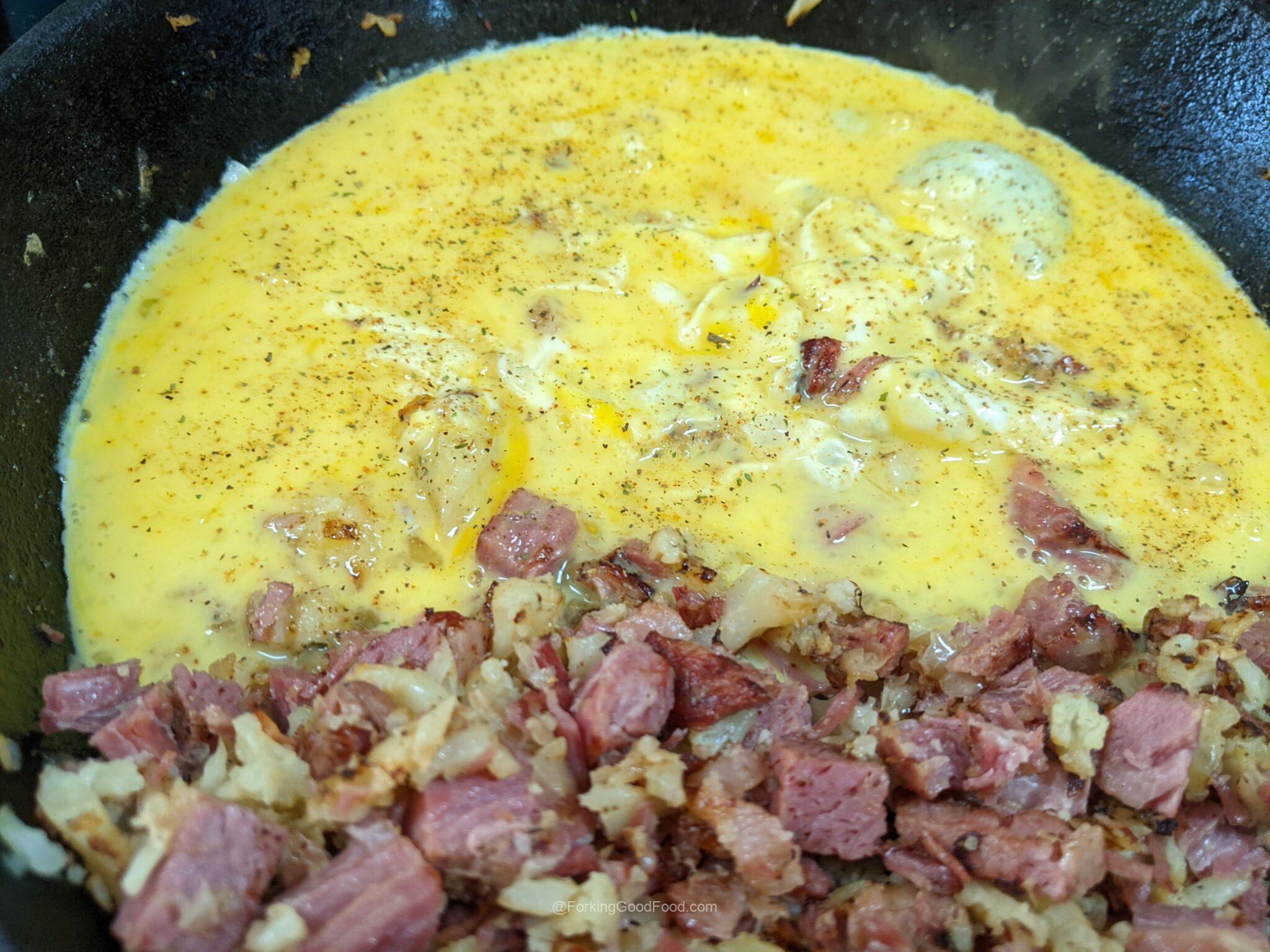 Corned Beef Hash Breakfast Wrap Forking Good Food