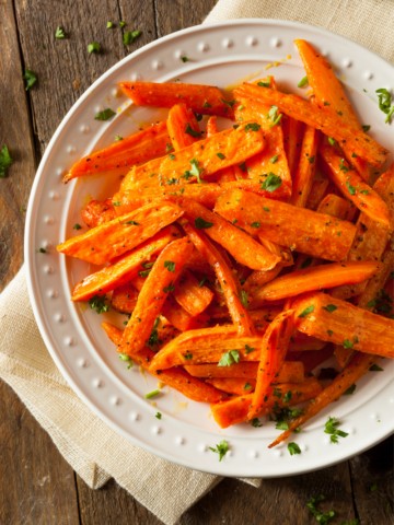 Garlic Parmesan Roasted Carrots in Air Fryer,Roasted Carrots in Air Fryer,garlic roasted carrots air fryer