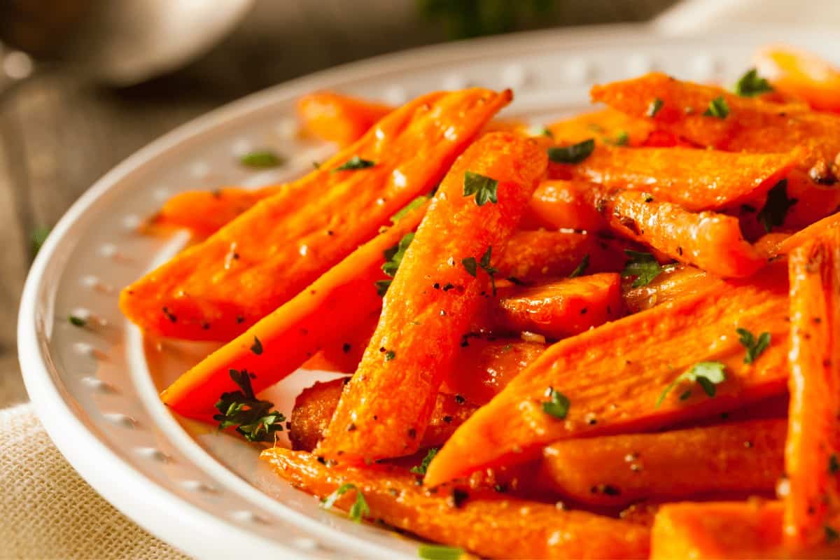 garlic parmesan roasted carrots in air fryer