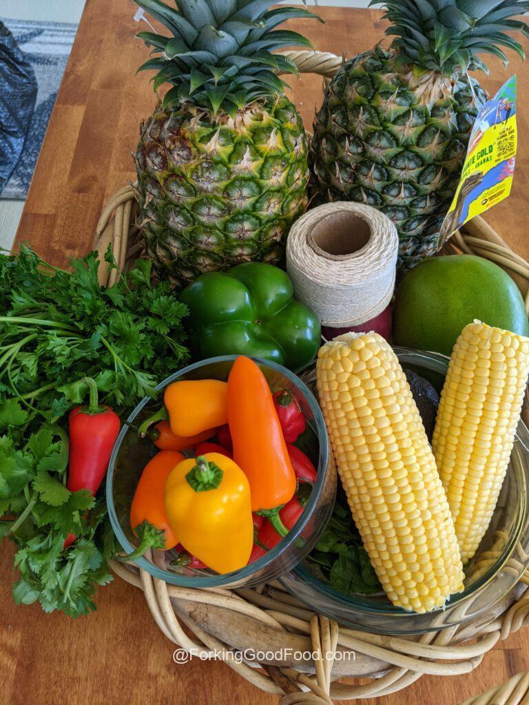 sprimp pineapple bowl ingredients