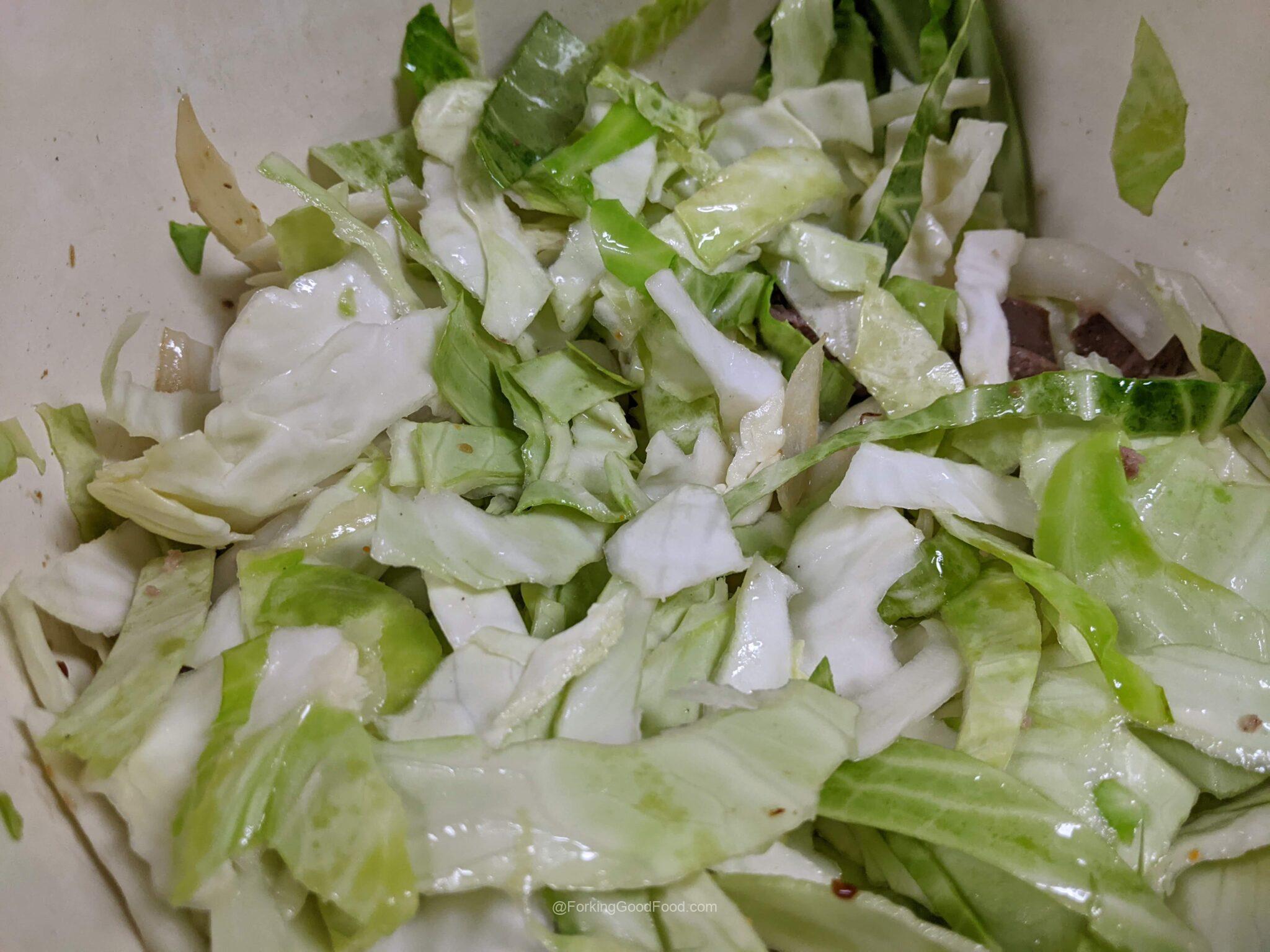 Sausage, Shrimp, and Cabbage Forking Good Food