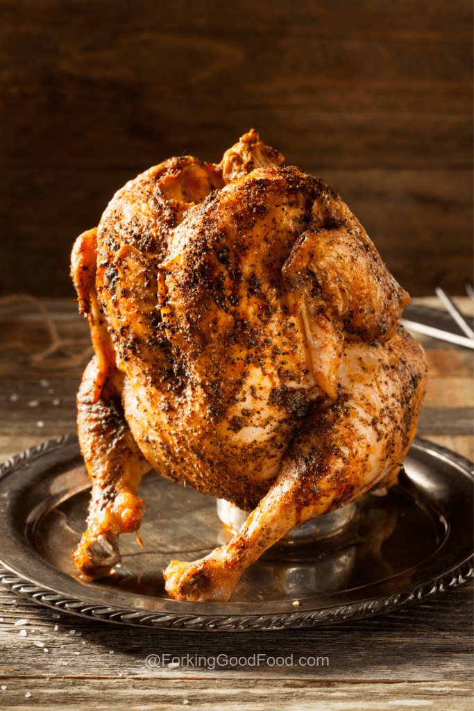 smoked beer can chicken pin