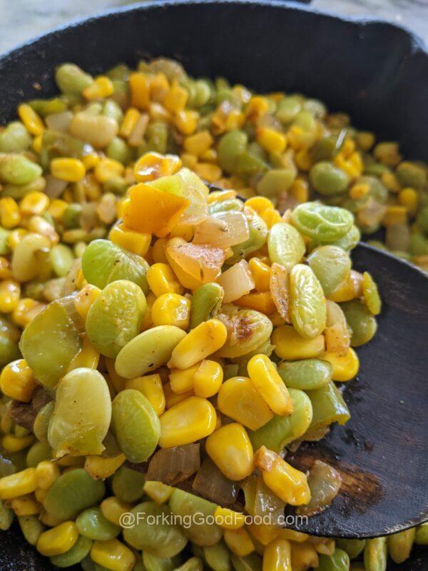 cast iron succotash tall