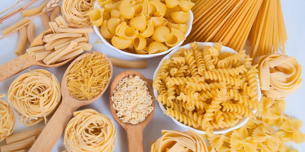 uncooked pasta