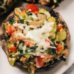 air fryer portabello mushrooms