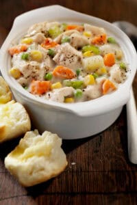 instant pot chicken pot pie soup