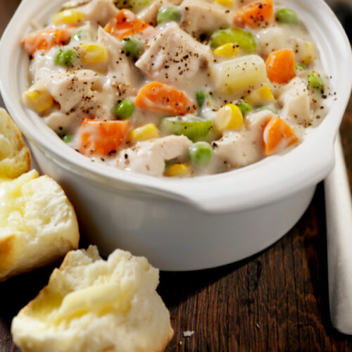 instant pot chicken pot pie soup