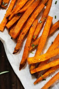 sweet potato fries tall