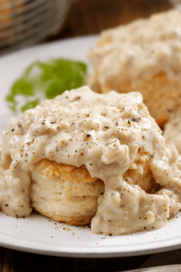 Hardees Biscuit and Gravy Recipe - Forking Good Food