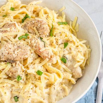 4 ingredient chicken pasta with noodles