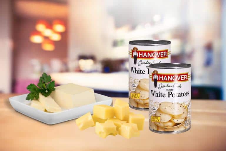 Air Fried Canned Potatoes Au Gratin