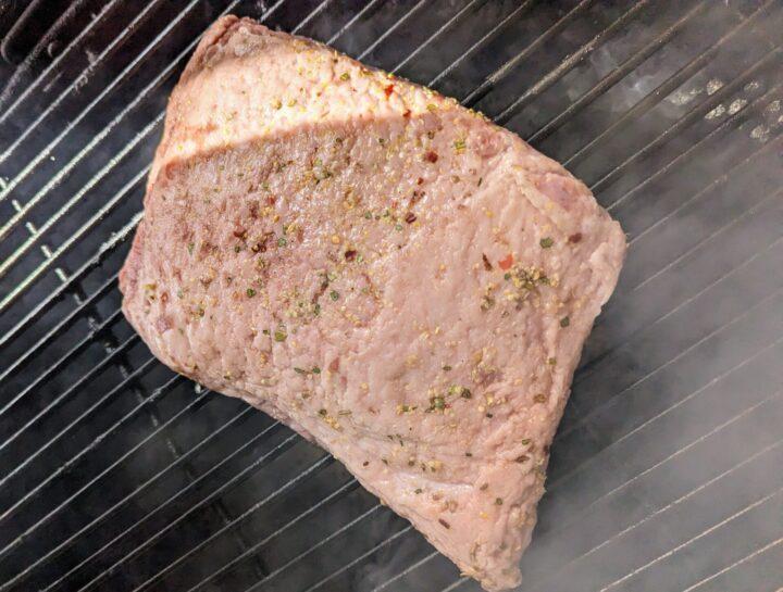 Smoked Corned Beef Brisket with Cabbage