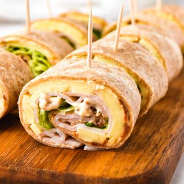 turkey and cheese rollups