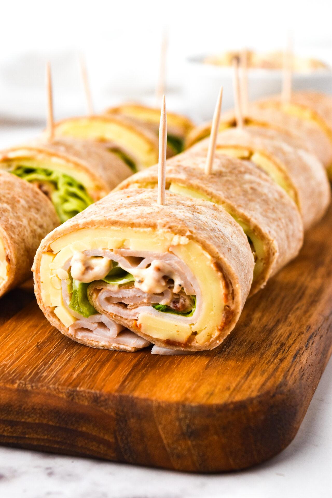 turkey and cheese rollups