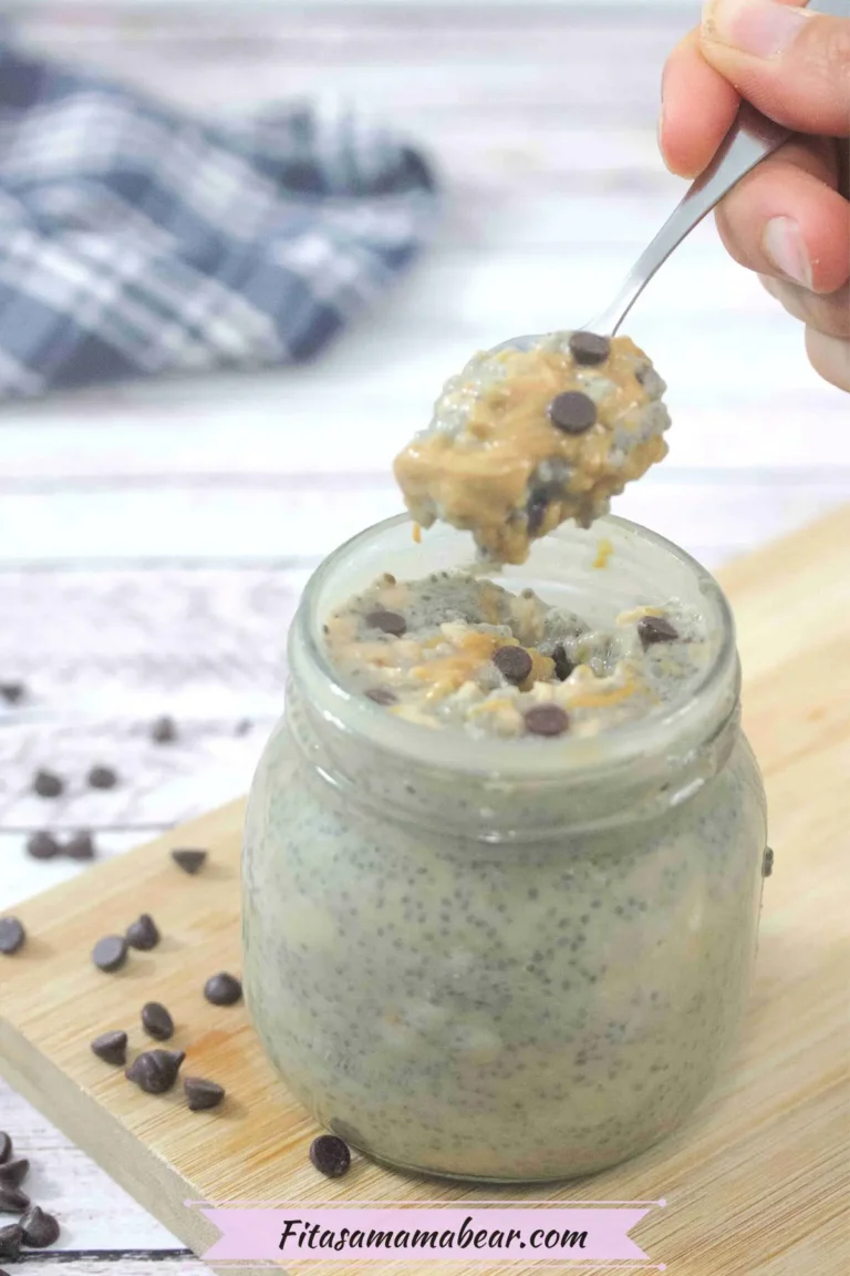 peanut butter protein powder chia pudding