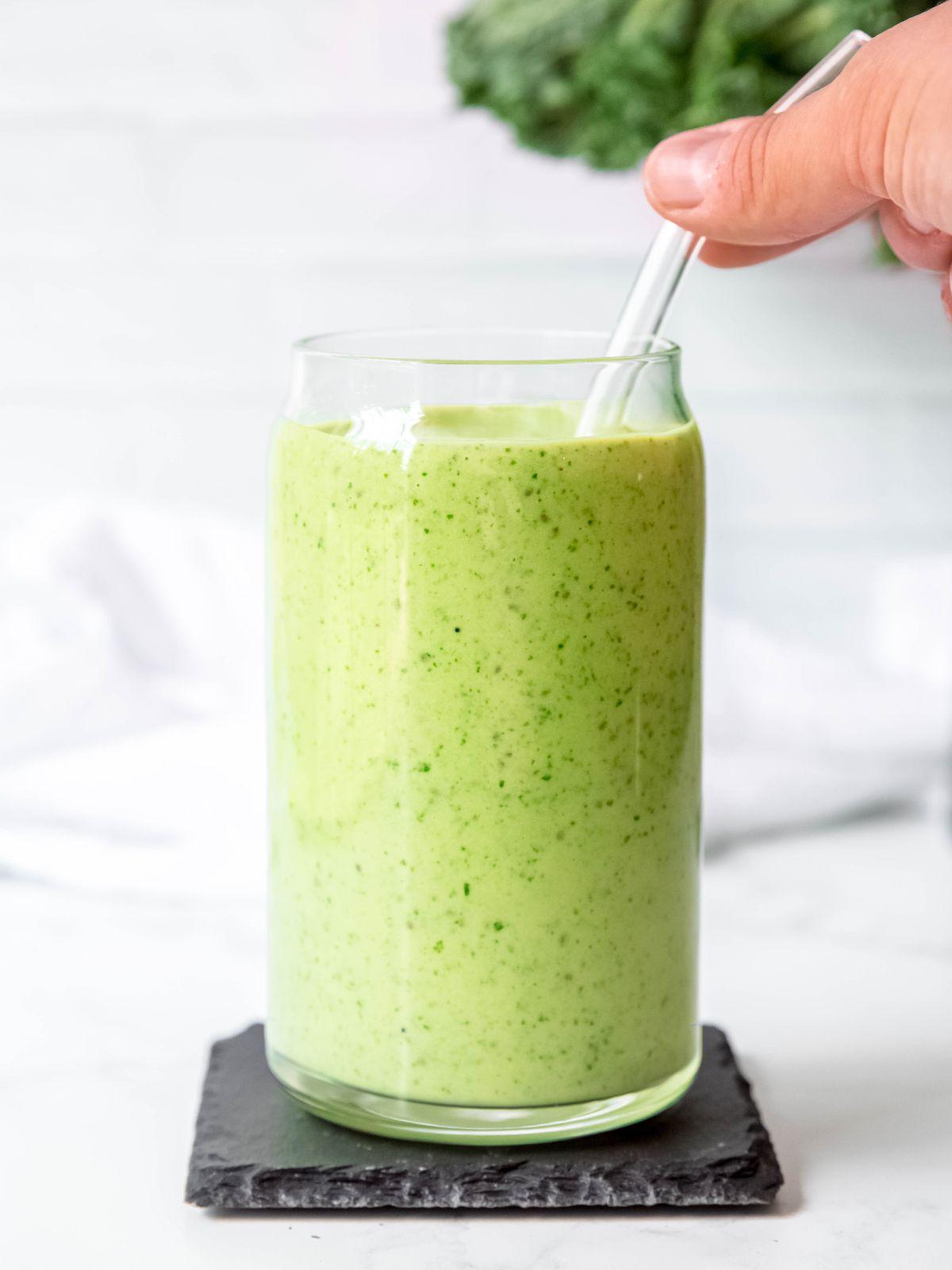 ow carb banana spinach smoothie