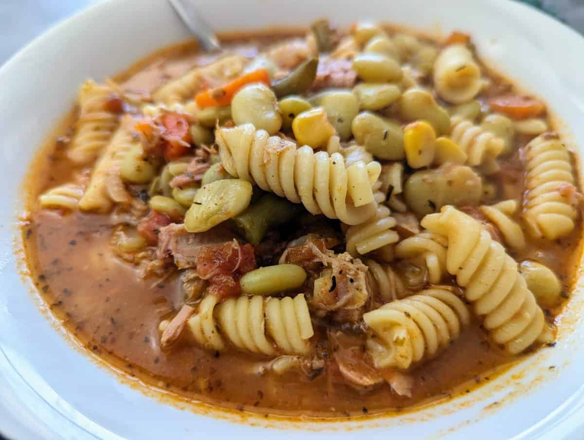 smoked turkey soup instant pot