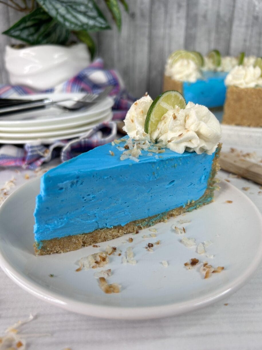 No Bake Blue Cheesecake AKA Ocean Water Cheesecake