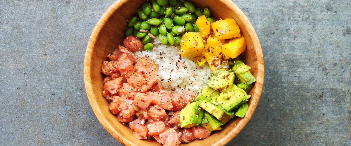 unique poke bowl toppings